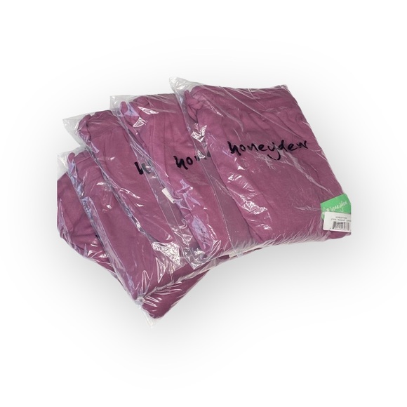 new Honeydew Intimates ❁ Open Draped Back Jumpsuit with Pockets ❁ Mauve ❁ Large - Picture 9 of 16